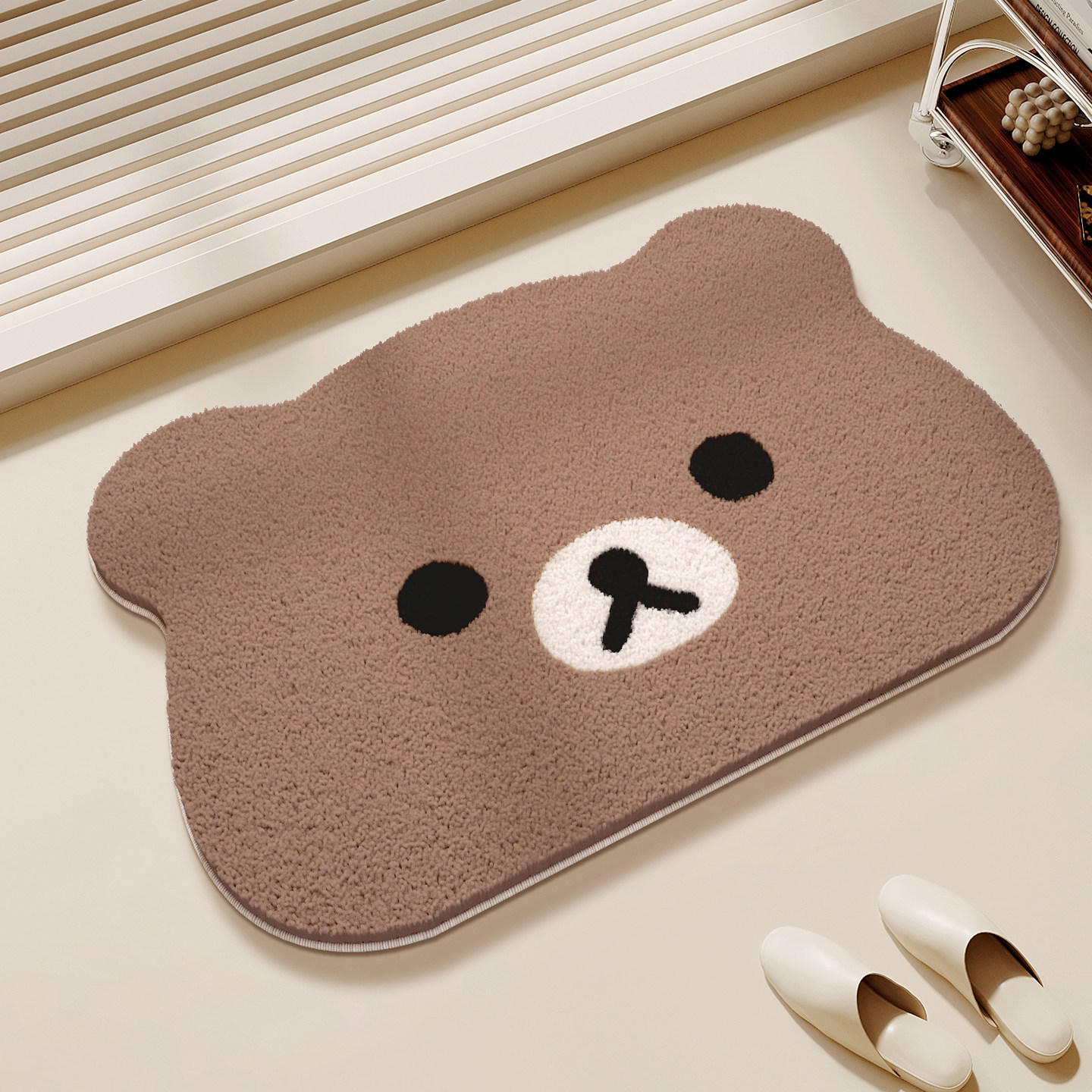 Home Edit Bathroom - Rilakkuma & Kiiloitori Bear Carpet Doormat