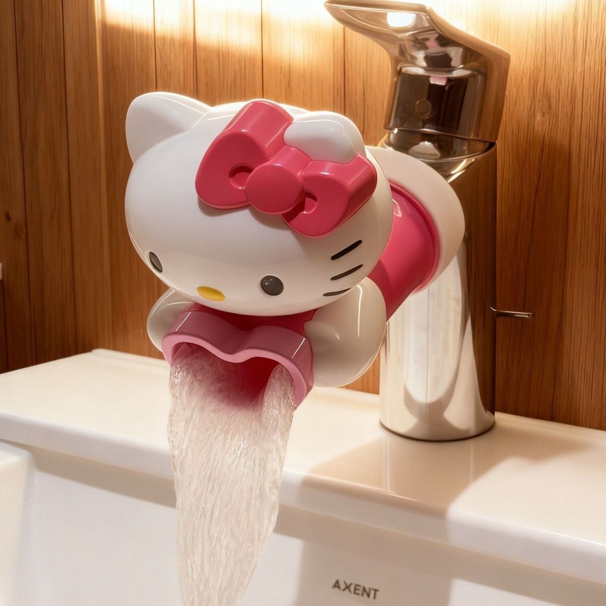Home Edit Bathroom - Hello Kitty Heart Shaped Faucet Extender