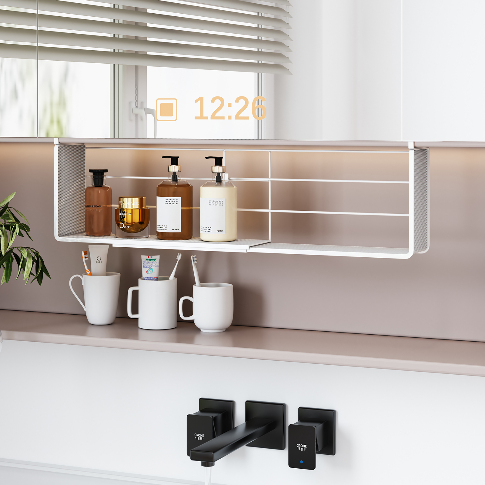 Home Goods Bathroom Cabinets - Mirror Cabinet Storage Box with Layered