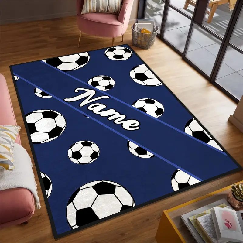 Custom Name Football Mat - Per - Home Bathroom Name avaliação e preço