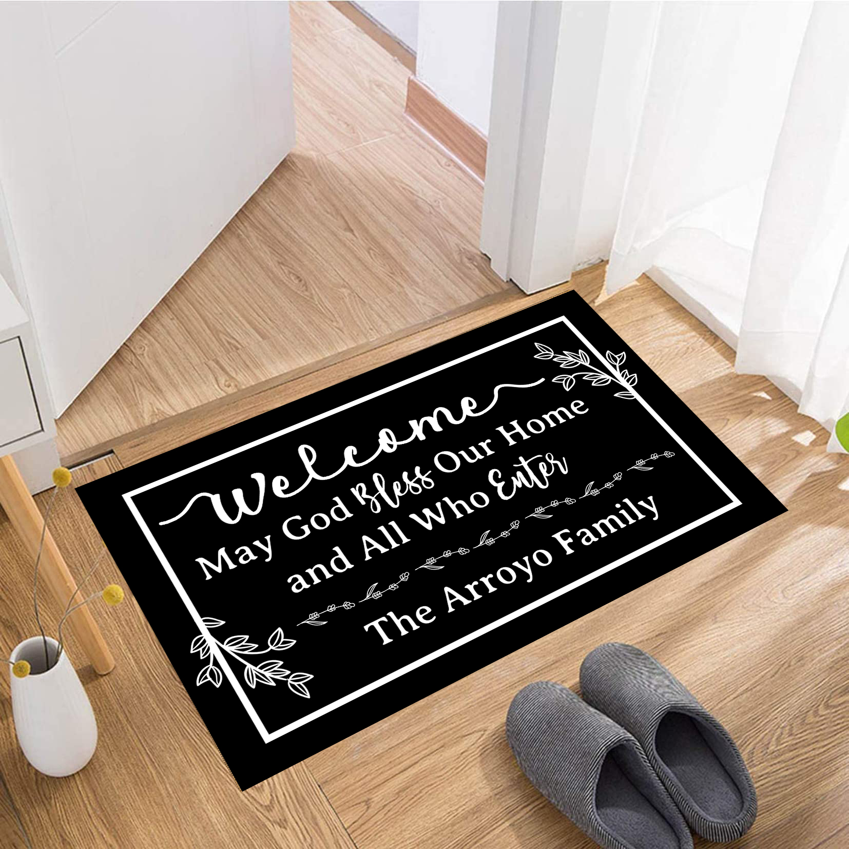 May God Bless Our Home and All - Home Bathroom Name avaliação e preço