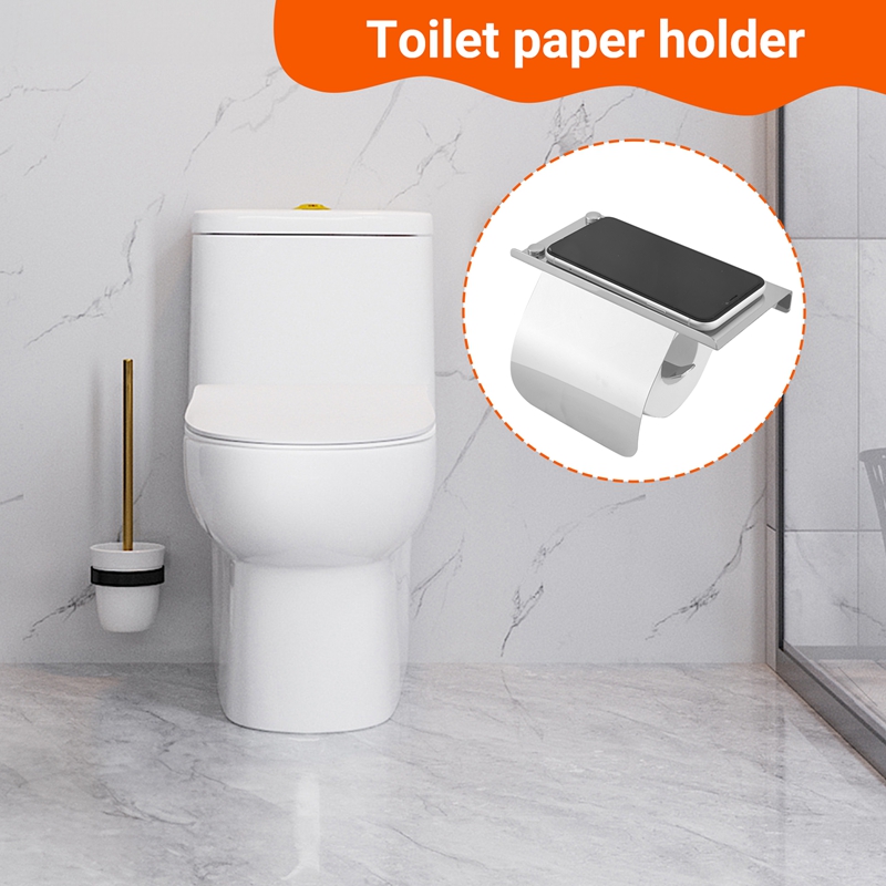 Modern Stainless Steel Wall Mo - Toilet Paper Holder avaliação e preço