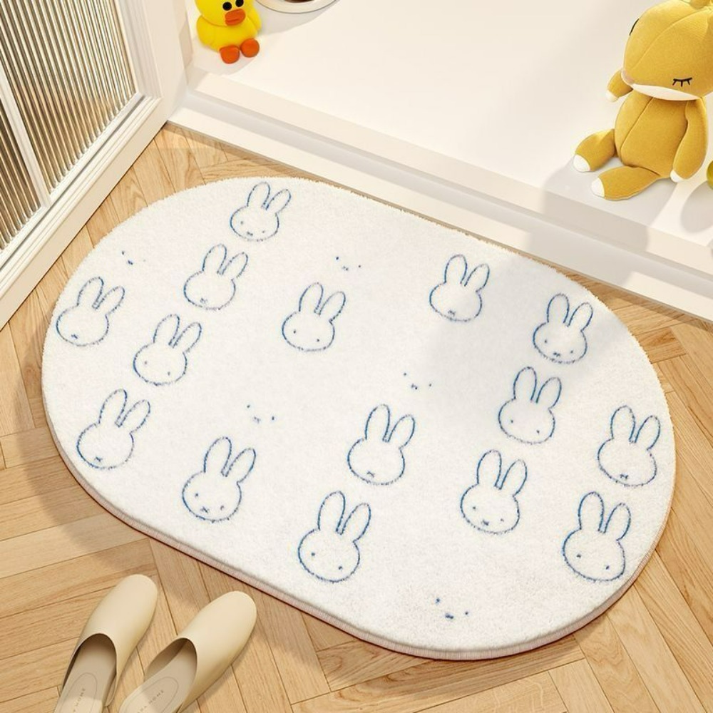 Miffy Cartoon Floor Mat Soft I - Home Edit Bathroom avaliação e preço