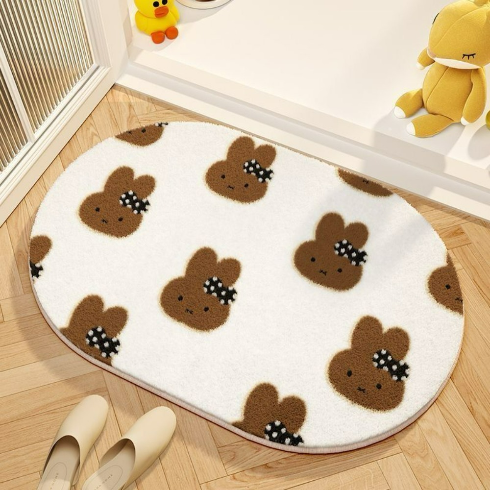 Miffy Cartoon Floor Mat Soft I - Home Edit Bathroom avaliação e preço