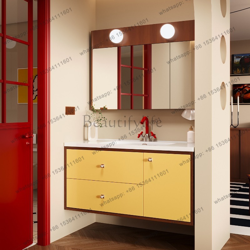 LJY Sink Wall Bathroom Cabinet - Home Bathroom Vanity Combo avaliação e preço
