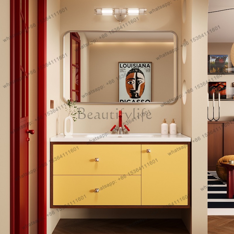 LJY Sink Wall Bathroom Cabinet - Home Bathroom Vanity Combo avaliação e preço