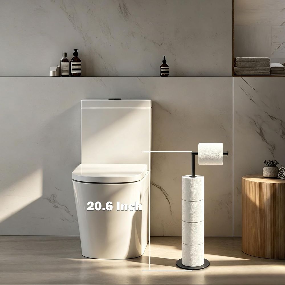 Toilet Paper Holder Stand with - Toilet Paper Holder avaliação e preço