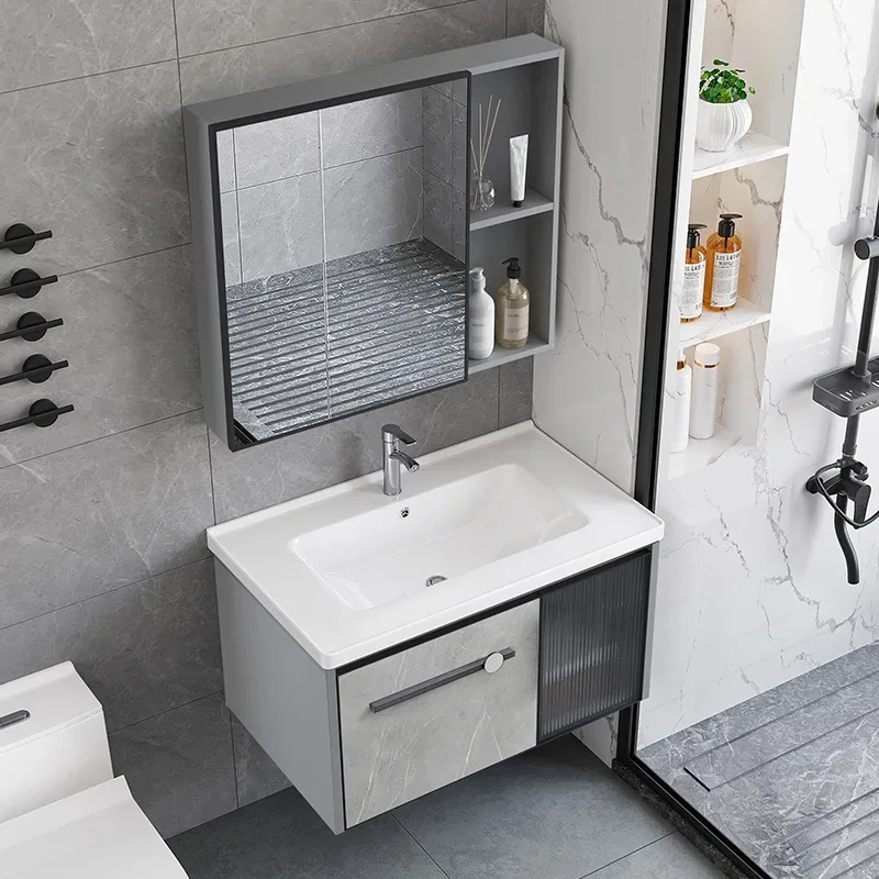 Waterproof Bathroom Cabinet wi - Home Bathroom Vanity Combo avaliação e preço