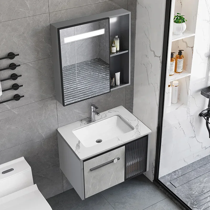 Waterproof Bathroom Cabinet wi - Home Bathroom Vanity Combo avaliação e preço