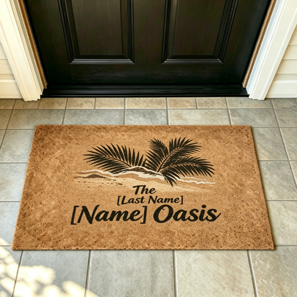 Durable Home Entrance Mat Cust - Home Bathroom Name avaliação e preço
