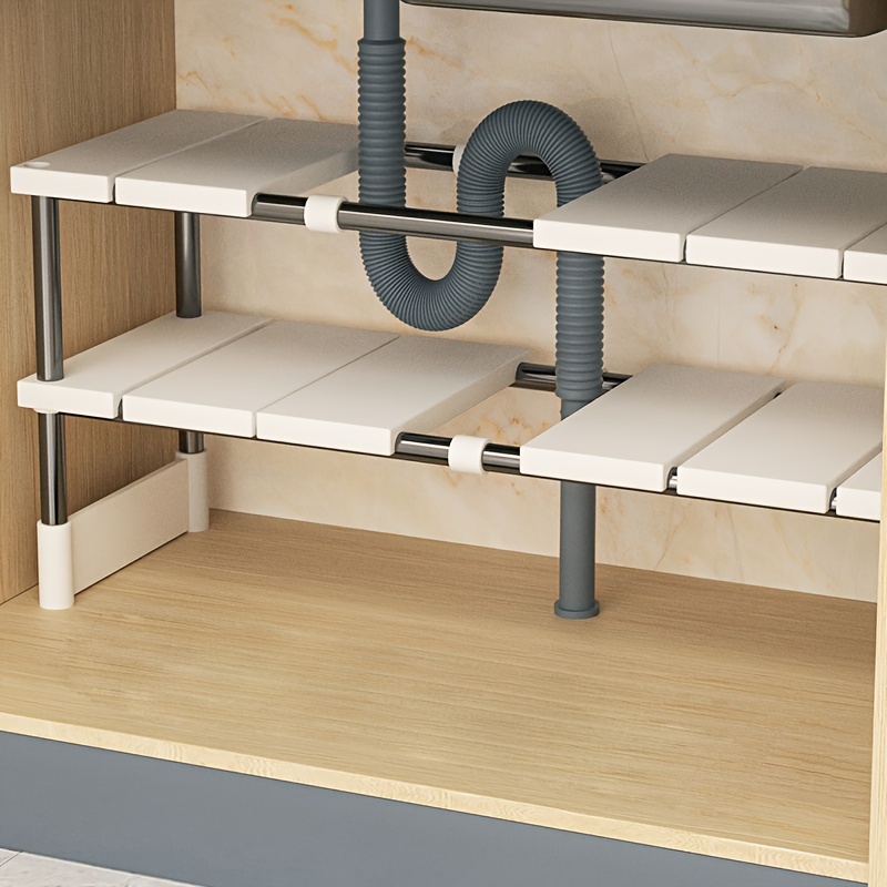 Adjustable Under Sink Storage  - Home Goods Bathroom Cabinets avaliação e preço