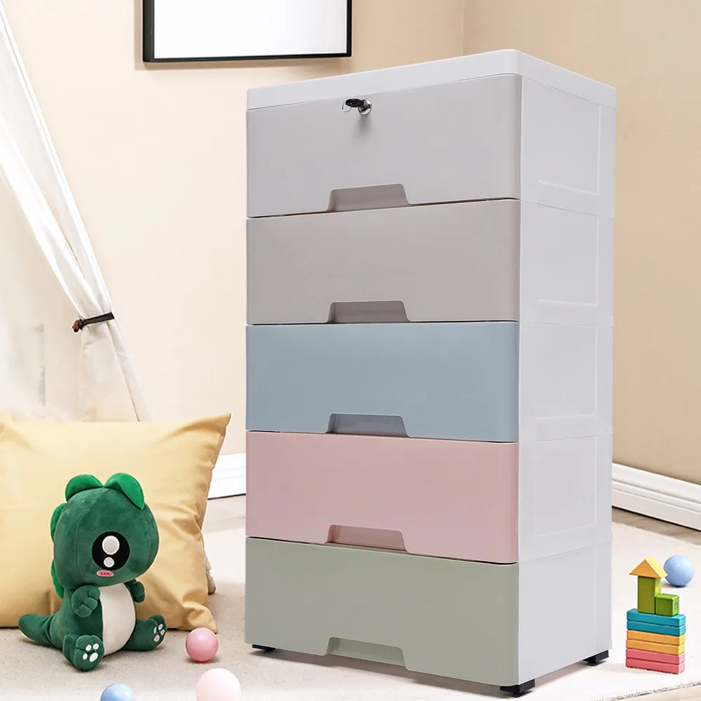 5-Drawer Plastic Storage Cabin - Home Goods Bathroom Cabinets avaliação e preço