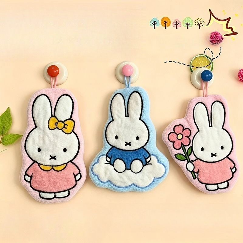 Miffy Rabbit Wipe Hand Towel C - Home Edit Bathroom avaliação e preço