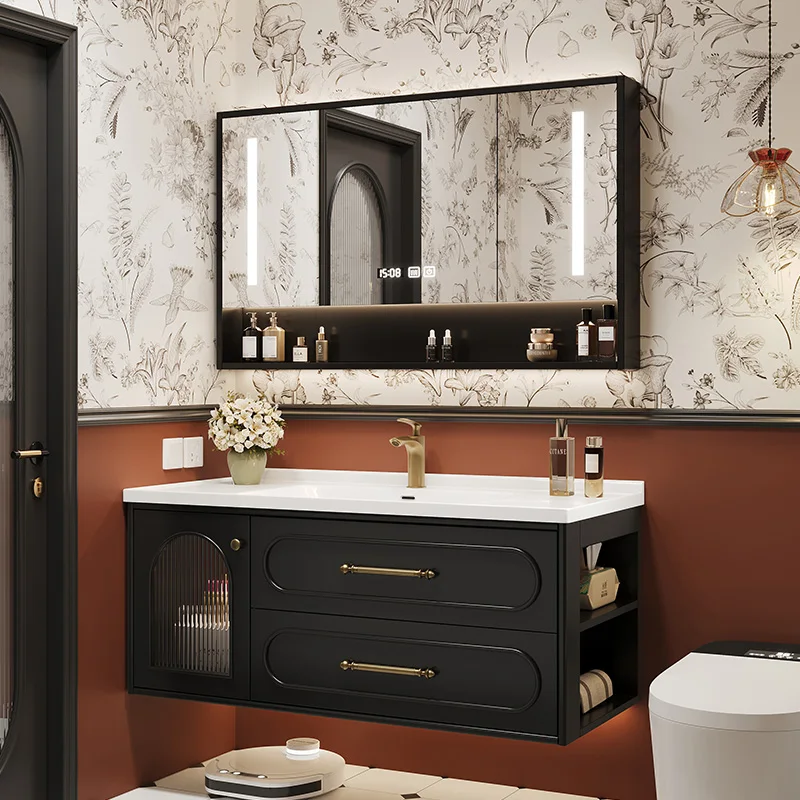 French Luxury Bathroom Cabinet - Home Bathroom Vanity Combo avaliação e preço