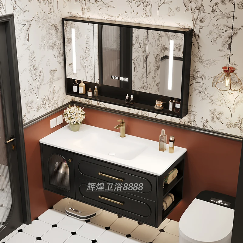 French Luxury Bathroom Cabinet - Home Bathroom Vanity Combo avaliação e preço