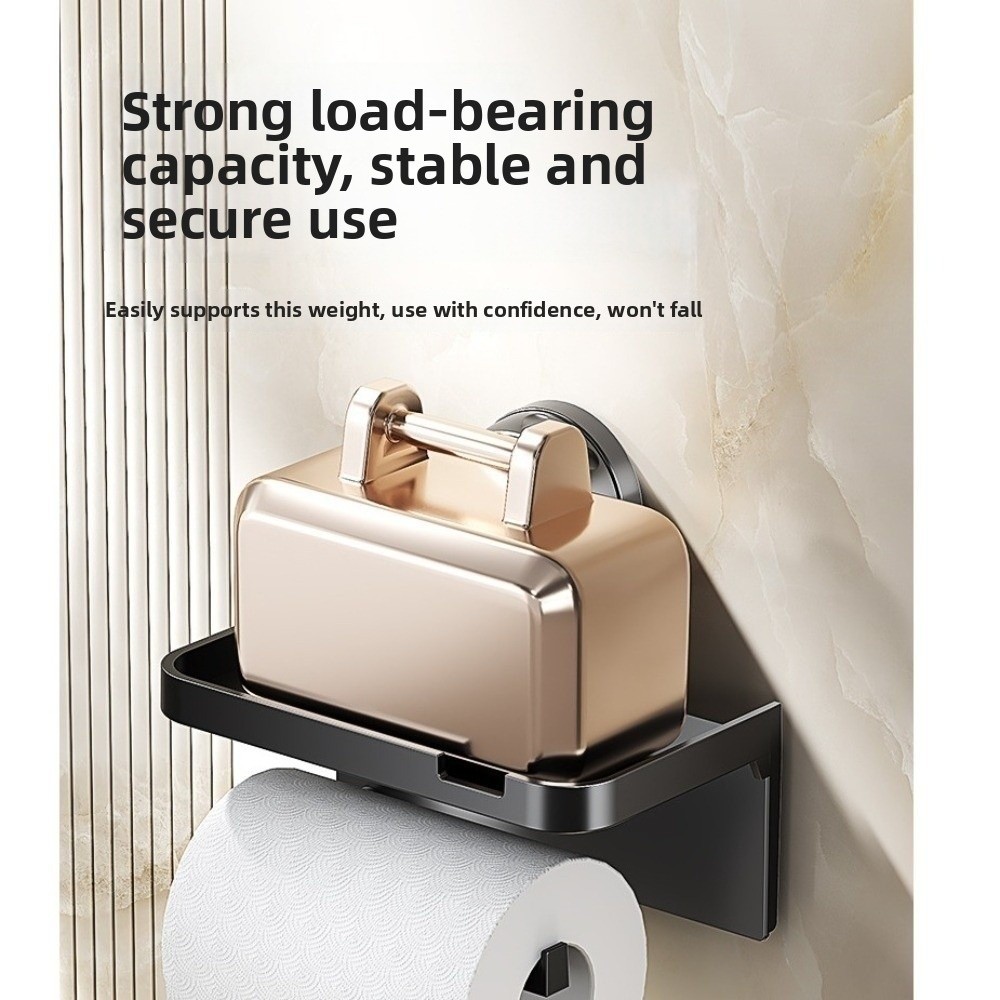 Suction Cup Bathroom Paper Hol - Toilet Paper Holder avaliação e preço
