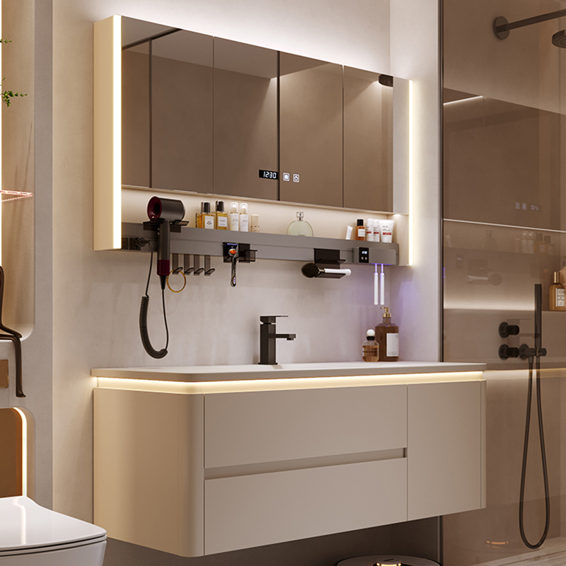 Modern Simple Bathroom Cabinet - Home Bathroom Vanity Combo avaliação e preço