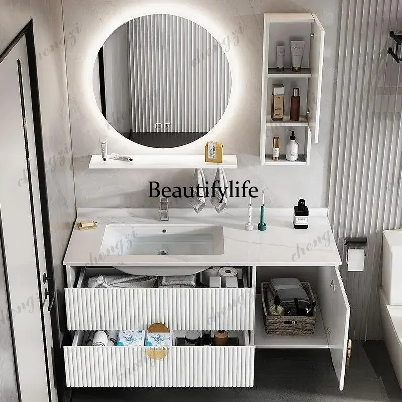 M178 Compact Bathroom Cabinet  - Home Bathroom Vanity Combo avaliação e preço