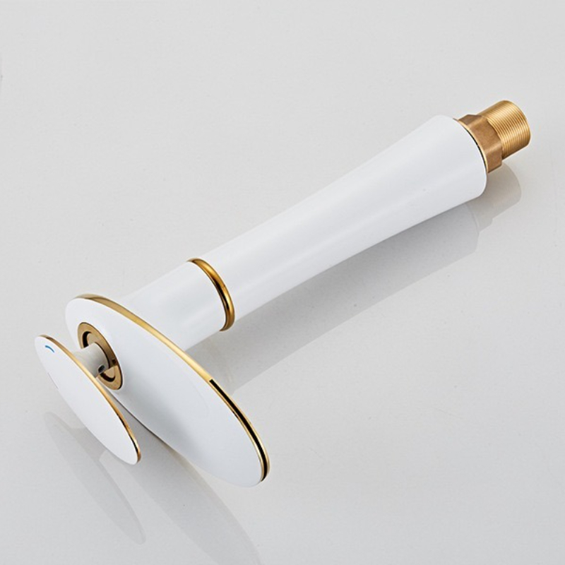 White/Black Gold Waterfall Bas - Home Hardware Bathroom Faucets avaliação e preço