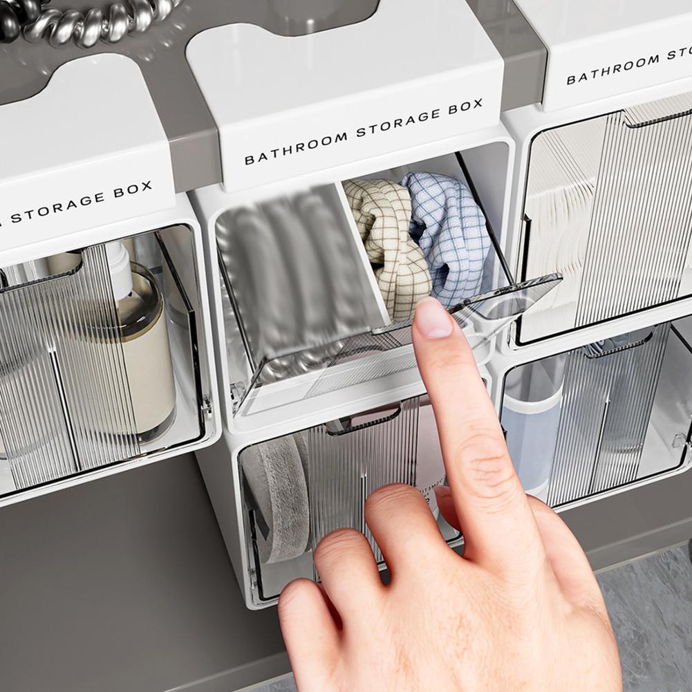 Clear Bathroom Pull-Out Storag - Home Goods Bathroom Cabinets avaliação e preço