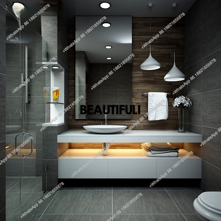 modern luxury customized hotel - Home Bathroom Vanity Combo avaliação e preço