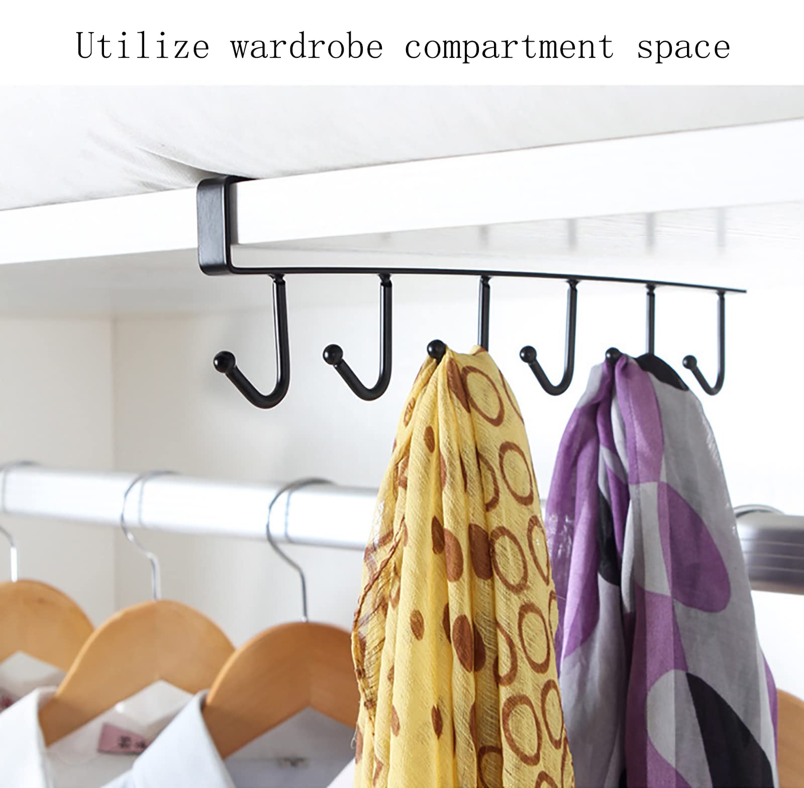 1/2/3PC 6 Hooks Kitchen Cabine - Home Goods Bathroom Cabinets avaliação e preço