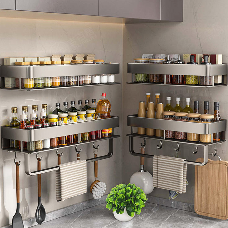 Aluminum Kitchen Rack Kitchen  - Home Goods Bathroom Cabinets avaliação e preço