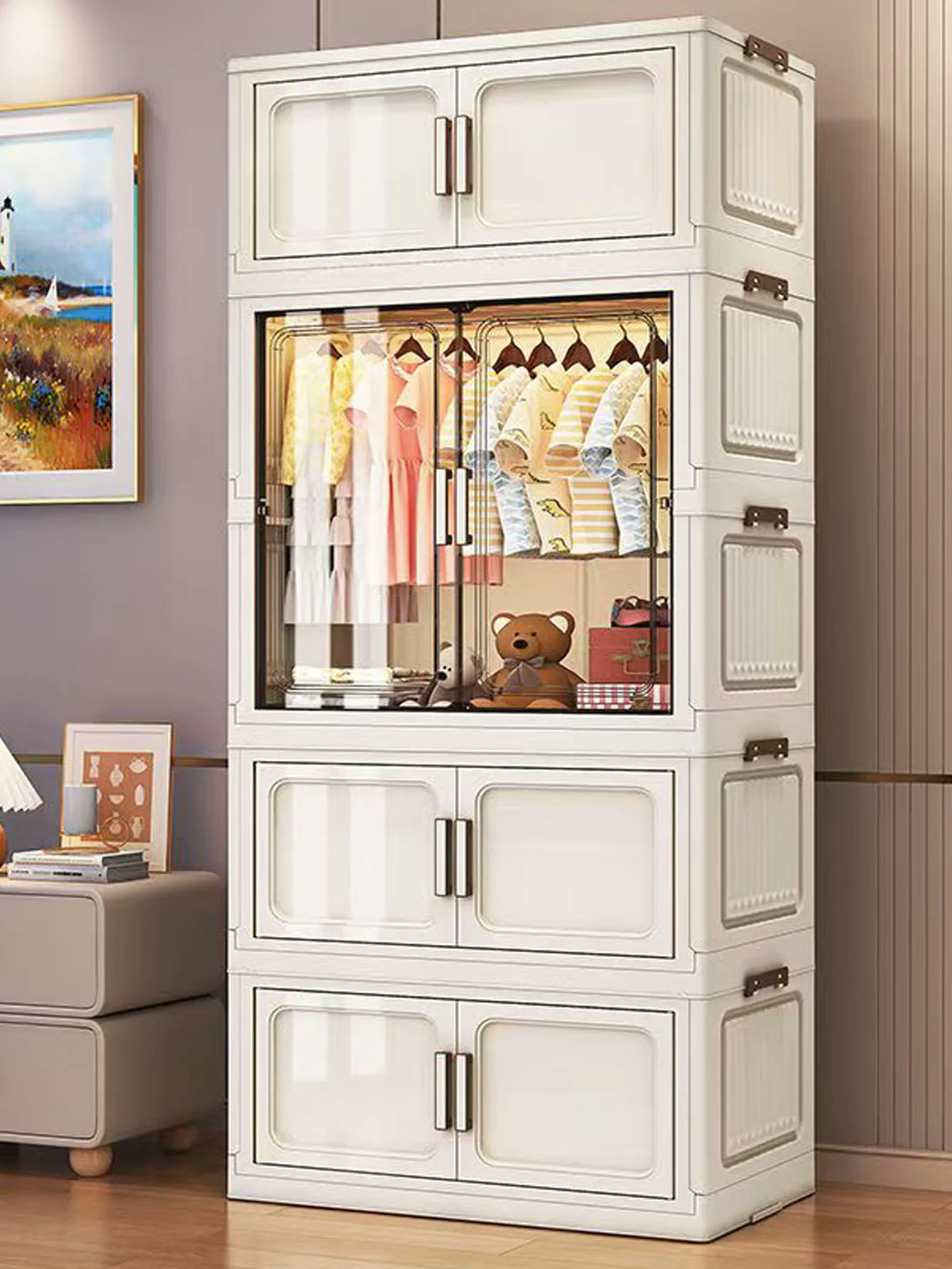 Compact Folding Storage Cabine - Home Goods Bathroom Cabinets avaliação e preço