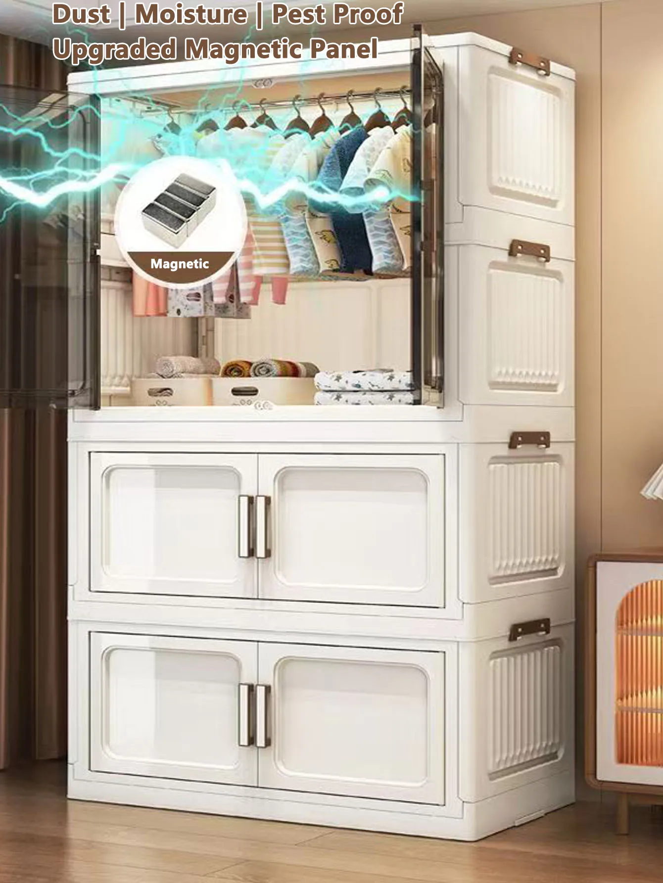 Compact Folding Storage Cabine - Home Goods Bathroom Cabinets avaliação e preço
