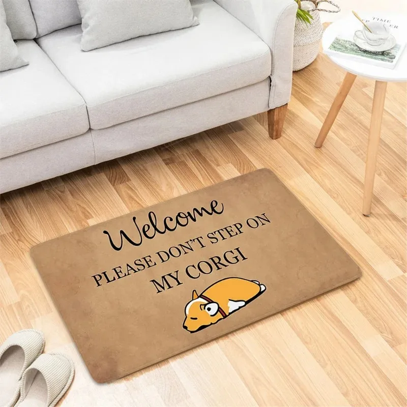 Dog Funny Door Mat Small Carpe - Home Bathroom Reno avaliação e preço