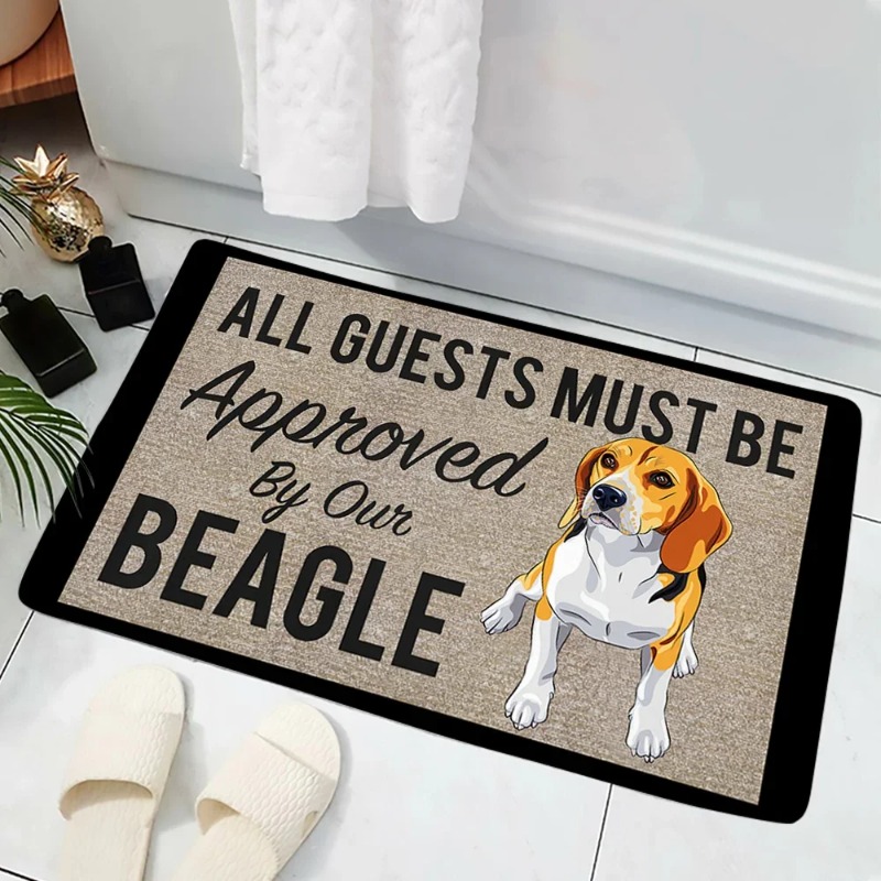 Dog Funny Door Mat Small Carpe - Home Bathroom Reno avaliação e preço