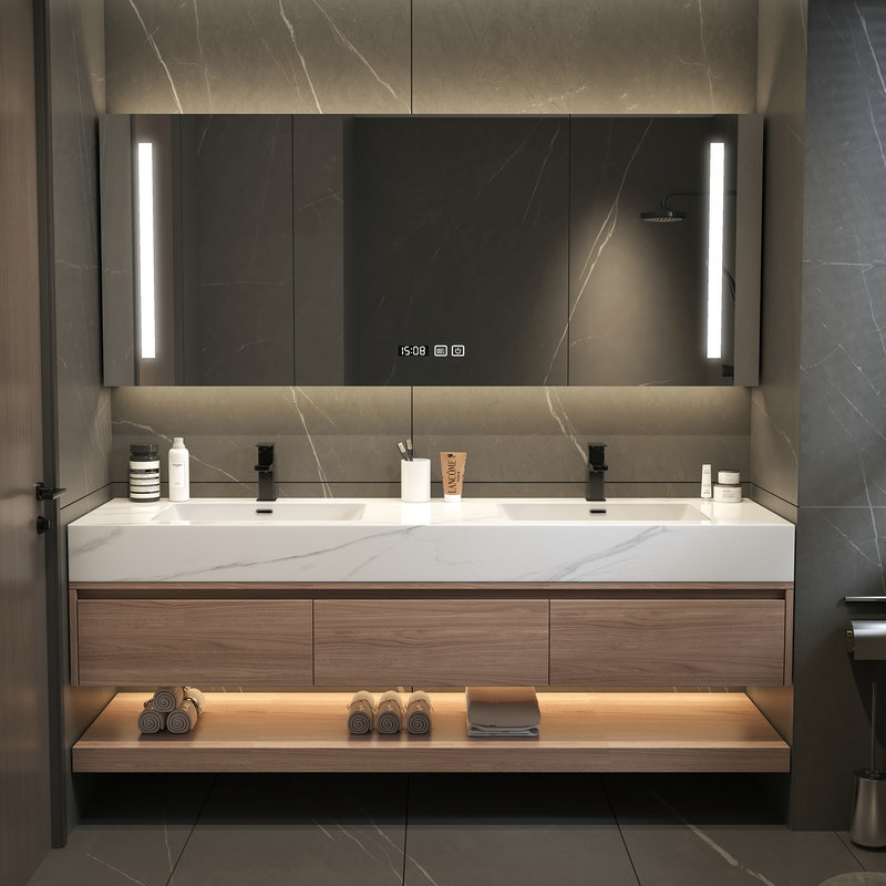 Bathroom Storage Furniture For - Home Bathroom Vanity Combo avaliação e preço