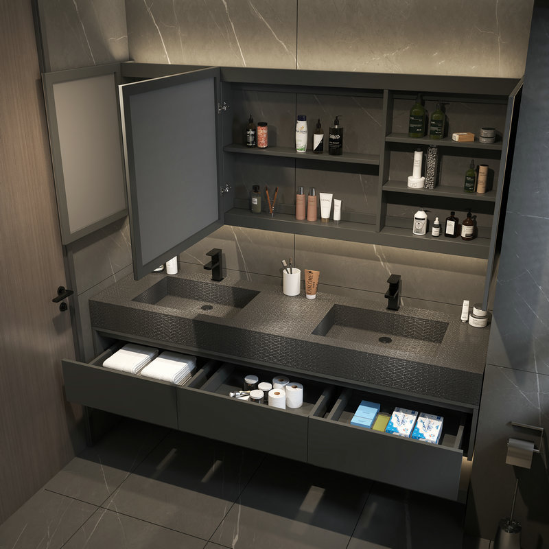 Bathroom Storage Furniture For - Home Bathroom Vanity Combo avaliação e preço