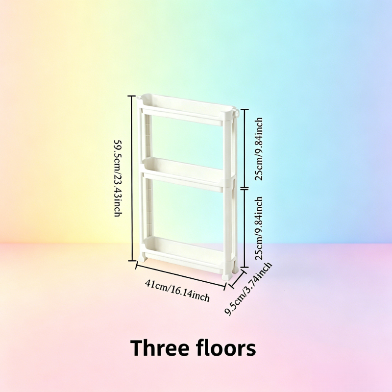 9.5cm Slim 3-Tier Door Gap Sto - Home Goods Bathroom Cabinets avaliação e preço