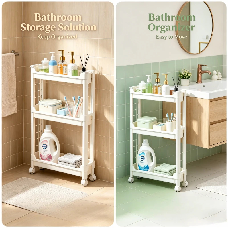 9.5cm Slim 3-Tier Door Gap Sto - Home Goods Bathroom Cabinets avaliação e preço