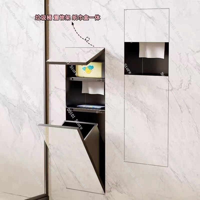 304 Stainless Steel Recessed W - Toilet Paper Holder avaliação e preço
