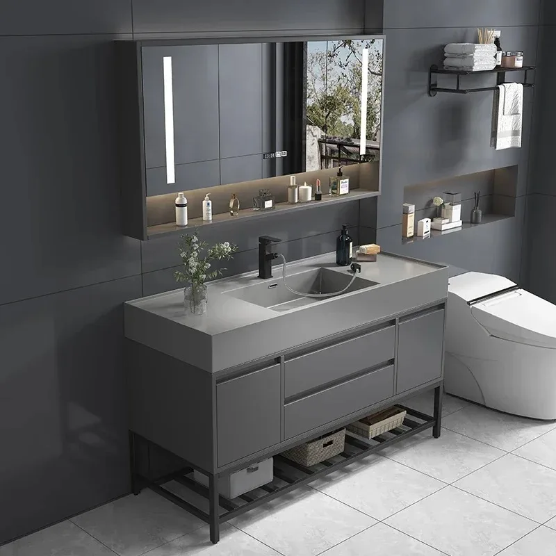 Luxury Modern Wall Shelf Bathr - Home Bathroom Vanity Combo avaliação e preço