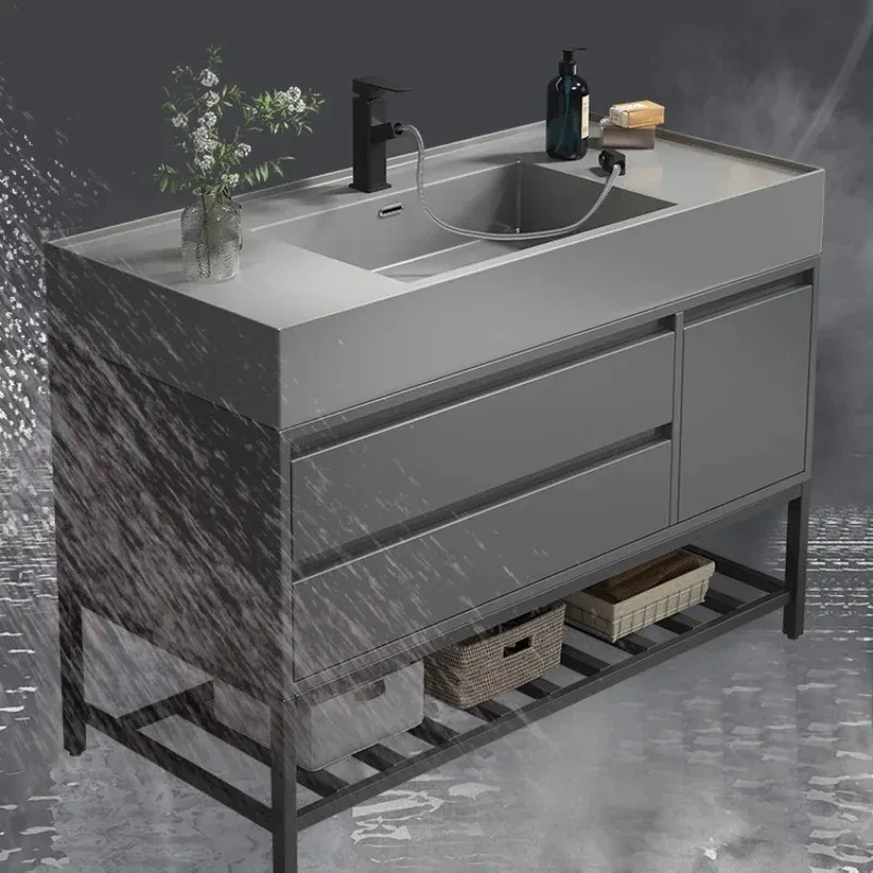 Luxury Modern Wall Shelf Bathr - Home Bathroom Vanity Combo avaliação e preço