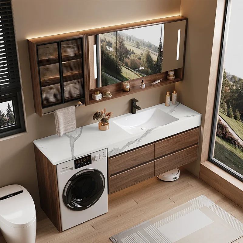 Modern Bathroom Storage Cabine - Home Bathroom Vanity Combo avaliação e preço
