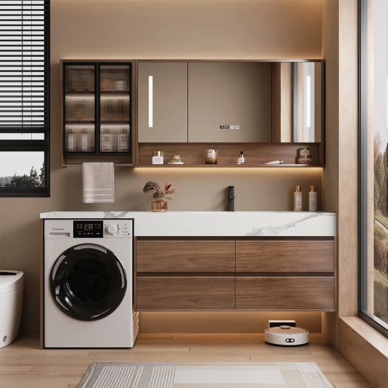 Modern Bathroom Storage Cabine - Home Bathroom Vanity Combo avaliação e preço