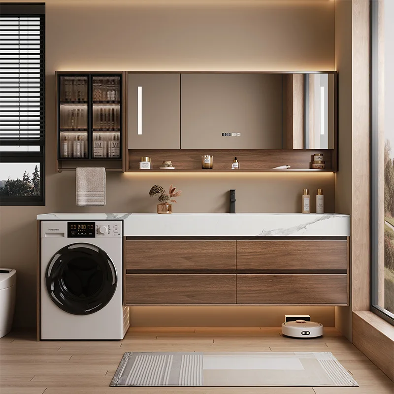 Modern Bathroom Storage Cabine - Home Bathroom Vanity Combo avaliação e preço