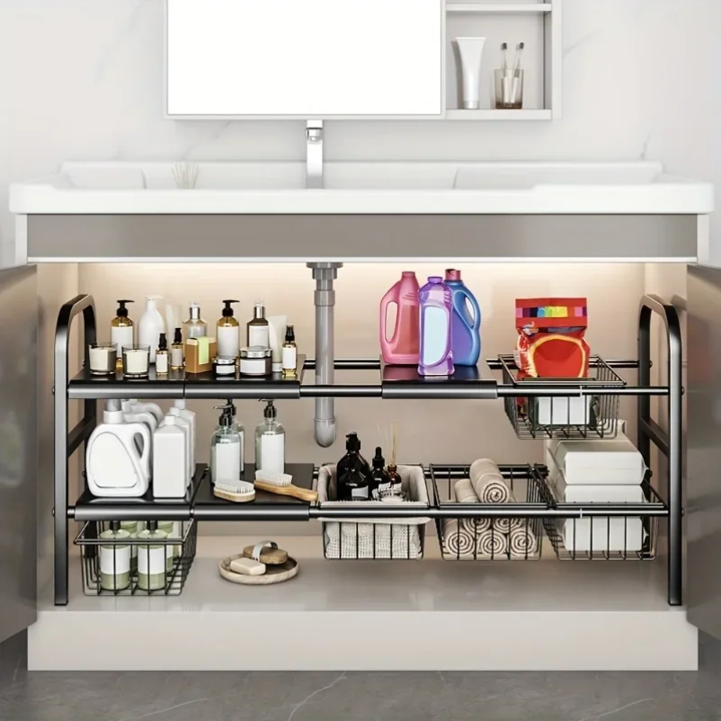 1 Set Multi-Use Kitchen Under  - Home Goods Bathroom Cabinets avaliação e preço