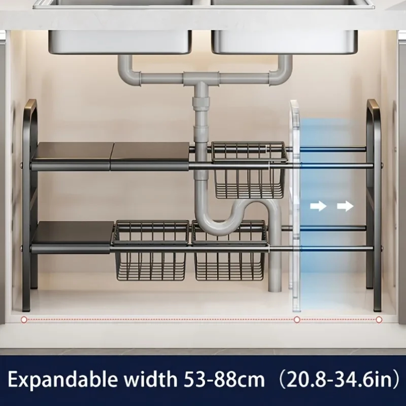 1 Set Multi-Use Kitchen Under  - Home Goods Bathroom Cabinets avaliação e preço
