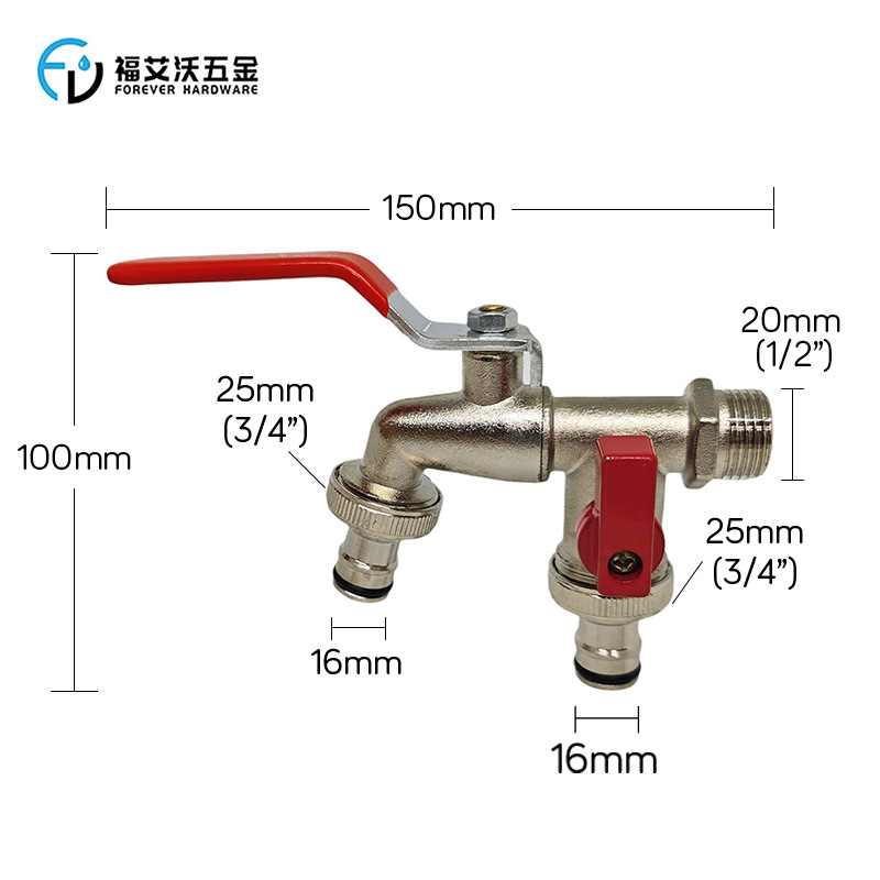 Zinc Alloy One Inlet Two Outle - Home Hardware Bathroom Faucets avaliação e preço