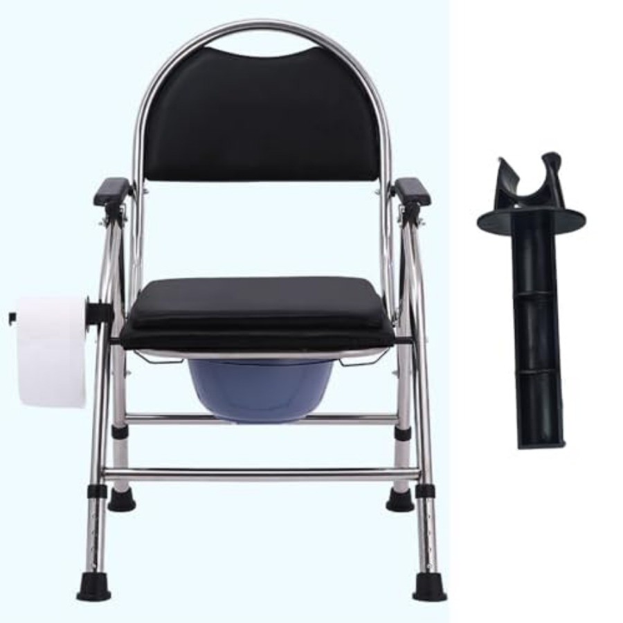 2 Pack Bedside Commode Toilet  - Toilet Paper Holder avaliação e preço
