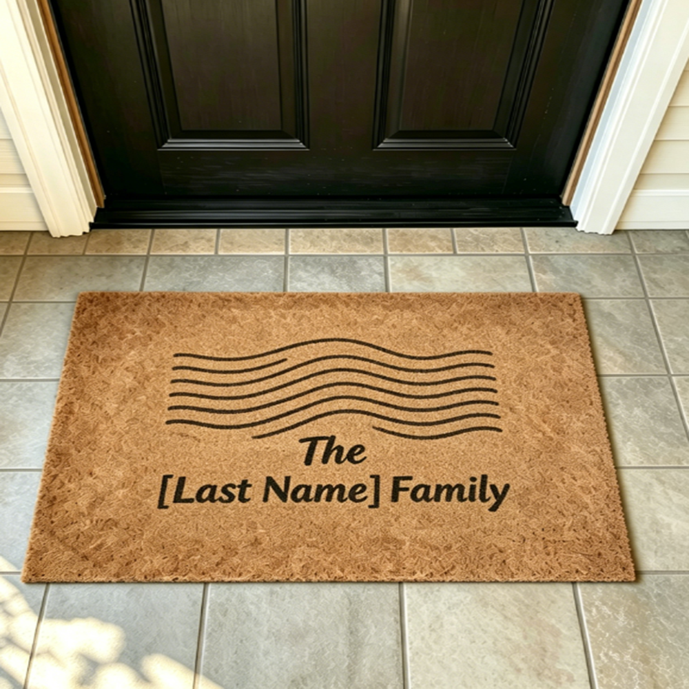 Family Name Custom Non-slip Do - Home Bathroom Name avaliação e preço