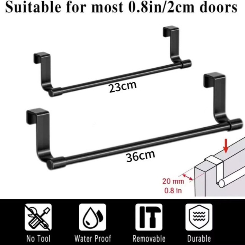 Towel Rod Steel Metal Wire Ove - Home Goods Bathroom Cabinets avaliação e preço